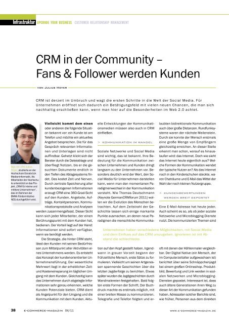 Die richtige Strategie für Ihr Unternehmen - E-Commerce Magazin