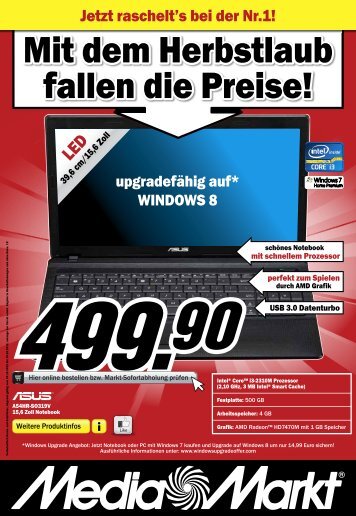 Media Markt Austria - Mit dem Herbstlaub fallen die Preise 