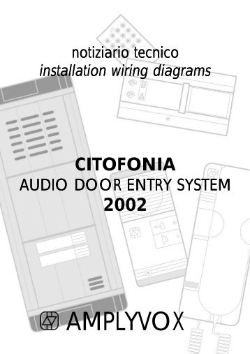 Schemario Citofonia 2002 IT - Amplyvox