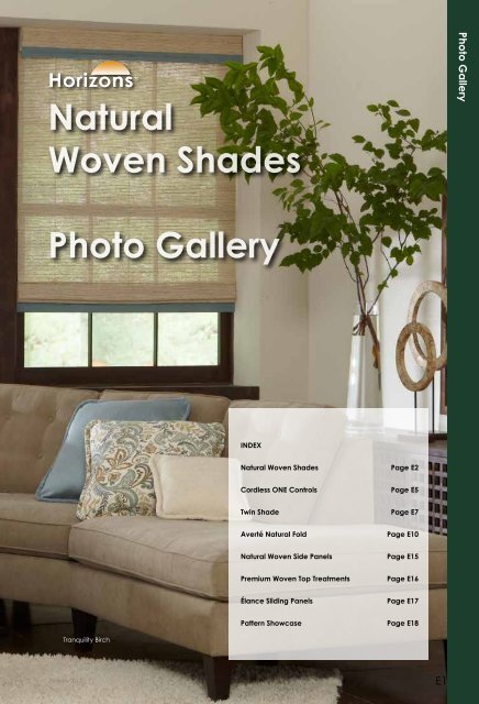 Natural Woven Shades Photo Gallery - Horizons Window Fashions