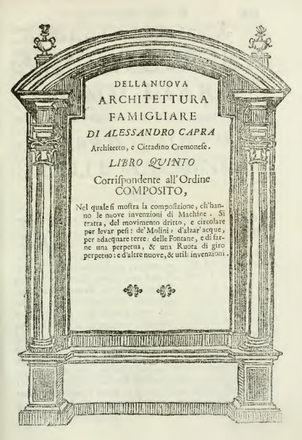 La nuda architettura civile e militare, tomo I - Le Mura di Lucca