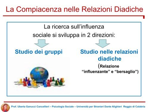 INFLUENZA SOCIALE - Dante Alighieri