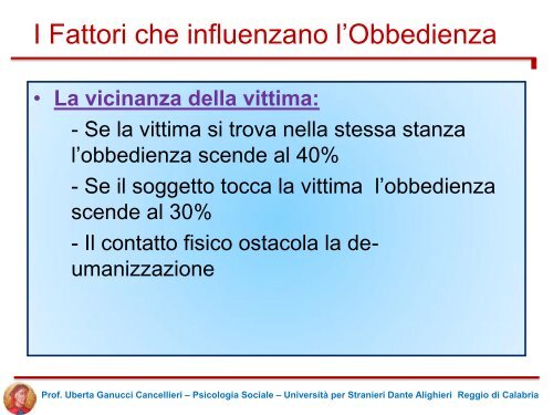 INFLUENZA SOCIALE - Dante Alighieri