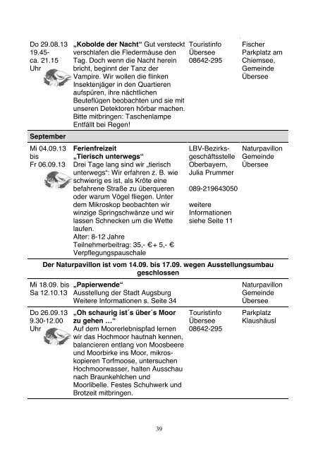 Zugvogel - Umweltgarten in Wiesmühl an der Alz