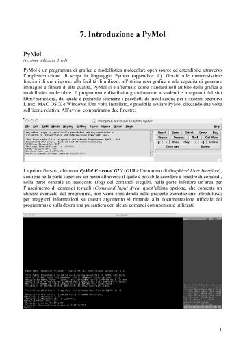 7. Introduzione a PyMol - SienaBioGrafiX