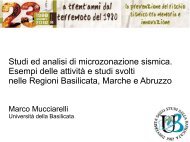 mucciarelli microzonazione sismica