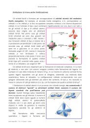 Ibridazione (si trova anche ibridizzazione) Gli orbitali ... - I.T.C. Zanon