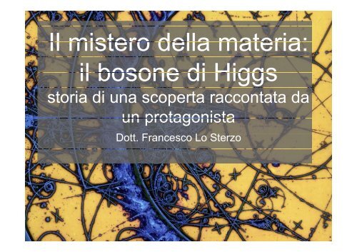 slide del seminario con appunti (pdf 3.4mb) - Associazione l'Infinito