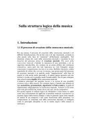 La struttura logica della musica - Carmine Emanuele Cella