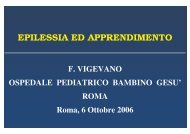 epilessia ed apprendimento - Ospedale Pediatrico Bambino Gesù