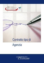 Contratto tipo di Agenzia - Camera di Commercio di Ancona