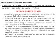 Sistemi Informativi Statistici e Aziendali - Fine - Economia