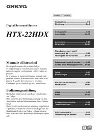 HTX-22HDX It De - Onkyo