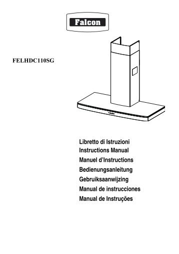 Libretto di Istruzioni Instructions Manual Manuel d ... - Falcon