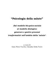 “Psicologia della salute” - CIPES Piemonte