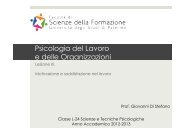 lez 3.pptx - Facoltà di Scienze della Formazione