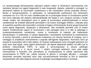 Vantaggi nell'utilizzo di nanovettori – dimensione - Farmacia