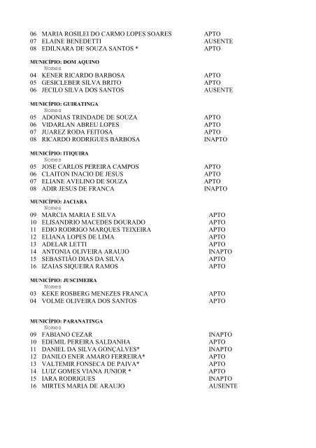 Edital Complementar n° 12 ao Edital nº 001/2003 - SEJUSP/MT