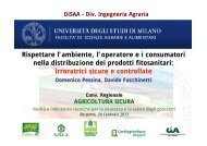 Rispettare l'ambiente, l'operatore e i consumatori nella distribuzione ...