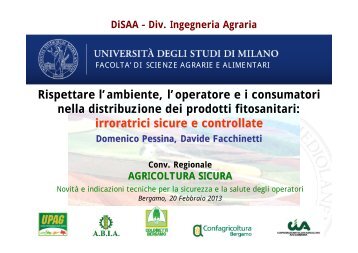 Rispettare l'ambiente, l'operatore e i consumatori nella distribuzione ...