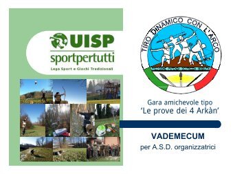 'Le prove dei 4 Arkàn' VADEMECUM - Settimo Gruppo ASD