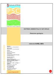 B.REL. GEO Relazione Geologica - Comune di Rimini - Piano ...