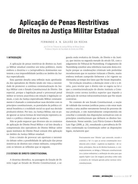 23 - Tribunal de Justiça Militar do Estado de Minas Gerais