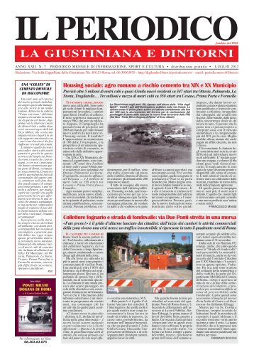 periodico luglio 2012 - I siti personali - Libero