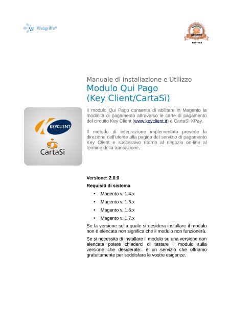 MAGENTO ITALIANO SCARICA