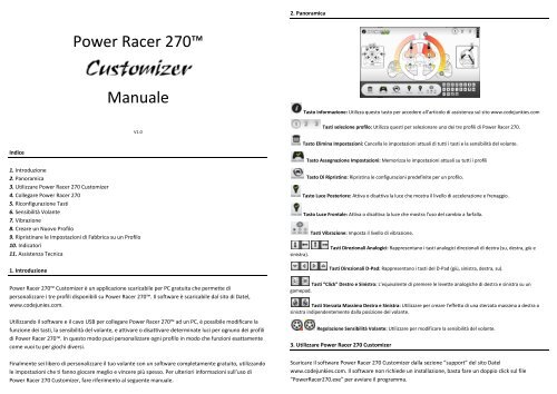 Power Racer 270™ Manuale - Codejunkies