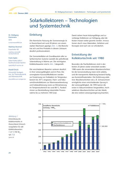 Wärme und Kälte – Energie aus Sonne und Erde