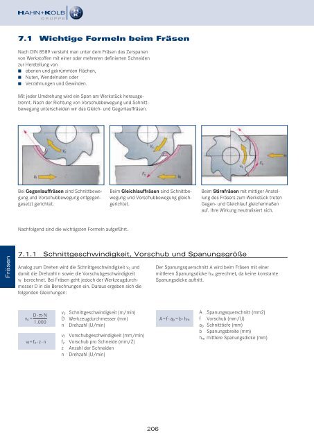 HAHN+KOLB Technikhandbuch