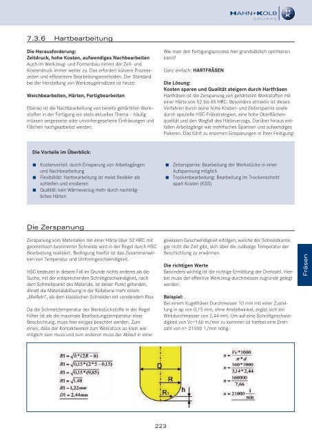 HAHN+KOLB Technikhandbuch