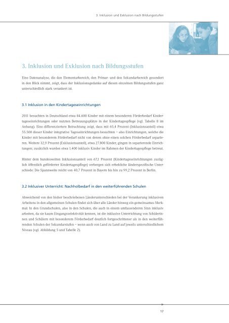 Inklusion in Deutschland - Bertelsmann Stiftung