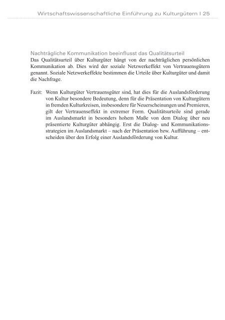 Kulturwirtschaft in der Auslandsförderung von Kultur (PDF) - Unesco