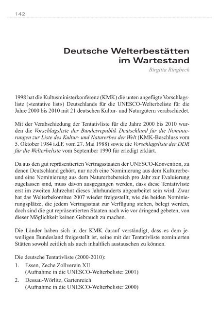 Welterbe-Manual - UNESCO Deutschland