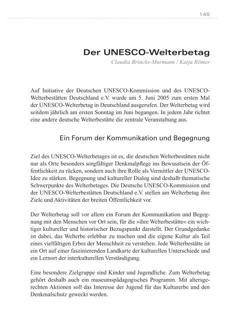 Welterbe-Manual - UNESCO Deutschland