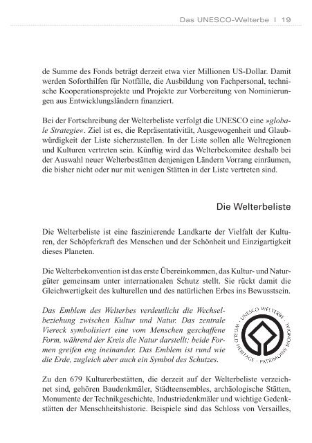 Welterbe-Manual - UNESCO Deutschland