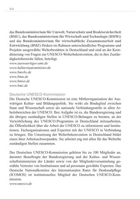 Welterbe-Manual - UNESCO Deutschland