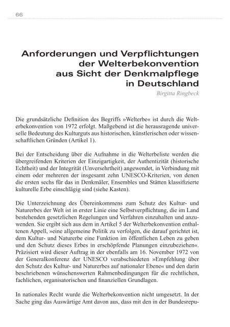 Welterbe-Manual - UNESCO Deutschland