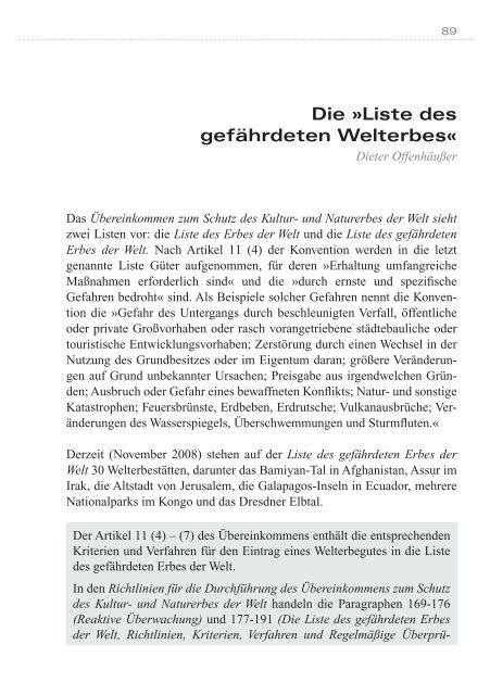 Welterbe-Manual - UNESCO Deutschland