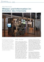 Wissen und Information im Zeitalter des Internets - Unesco