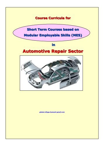 in Automotive Repair Sector - Unesco-Unevoc