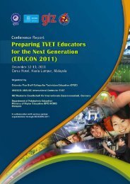 Preparing TVET Educators for the Next Generation - Unesco-Unevoc