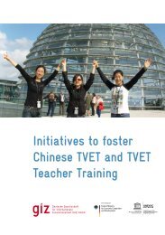 Initiatives to foster Chinese TVET and TVET ... - Unesco-Unevoc