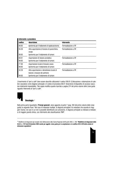 Linee guida per la compilazione e la codifica ICD-9 ... - ASL Viterbo