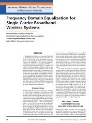 Frequency Domain Equalization For Single-Carrier Broadband