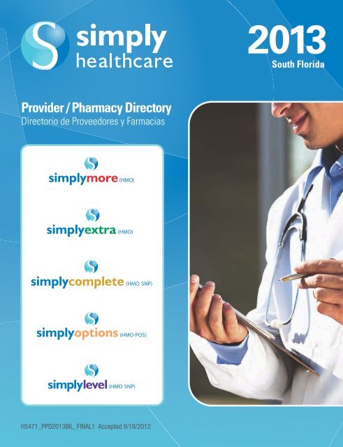 SFL HMO DIR_MAY 2013.pdf - Simply Healthcare Plans