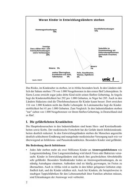 Der Kampf gegen die Kindersterblichkeit (pdf) - Unicef