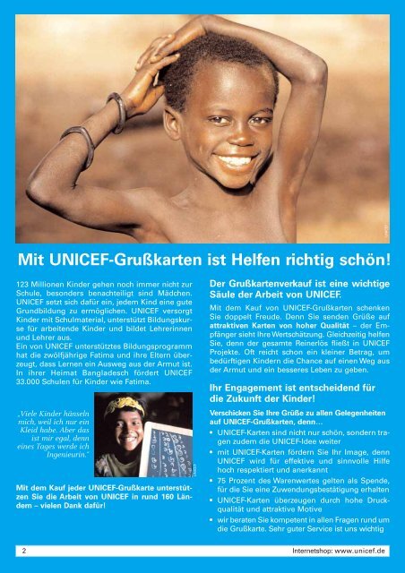 Katalog 2004 - Unicef
